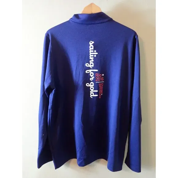 Under Armor Sailing for Gold Rio 2026 XL Jacket Sweatshirt Athletic Sports Blue - Picture 2 of 8